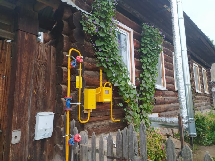 В деревне Верхняя Давыдовка появился природный газ 