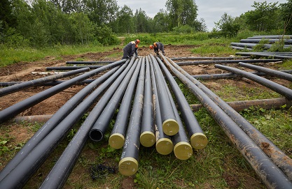 Межпоселковый газопровод высокого давления